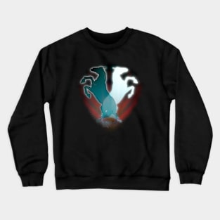 Twin Ice Horses Crewneck Sweatshirt